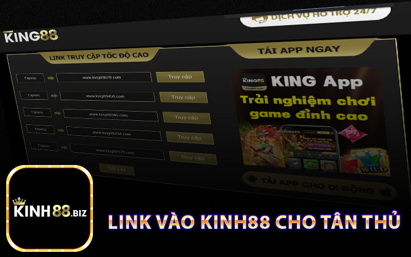 Link vào Kinh88 cho tân thủ